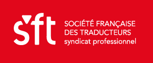 logo blanc sur fond rouge